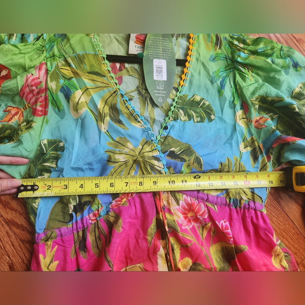 Farm Rio Ombre Ruffle Tunic dress - Picture 12 of 16